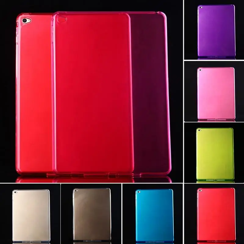 

Transparent TPU Back Case Cover Silicone For Apple iPad Air 2 9.7'' Protective Shell Skin SNBB PZMM SAAA UERR DD