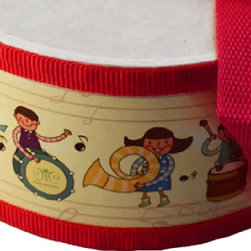 Барабанный деревянный детский Ранний Образовательный музыкальный инструмент для детей Детские игрушки ударный инструмент ручная игрушка барабан