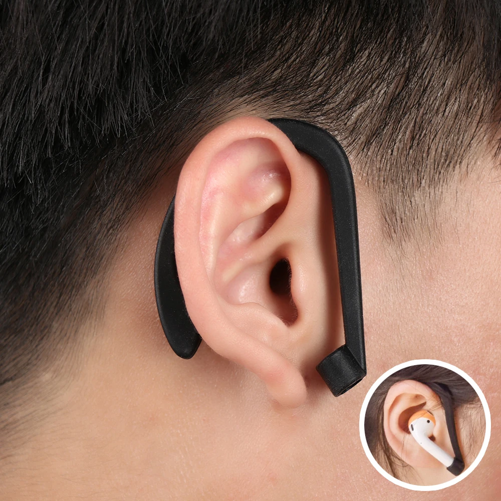 

1 Pair New Fashion Earphones Holder For Apple Airpods Headphone Earphone Anti Lost Ear Hook Strap for Air Pods Silicone Ear Hook