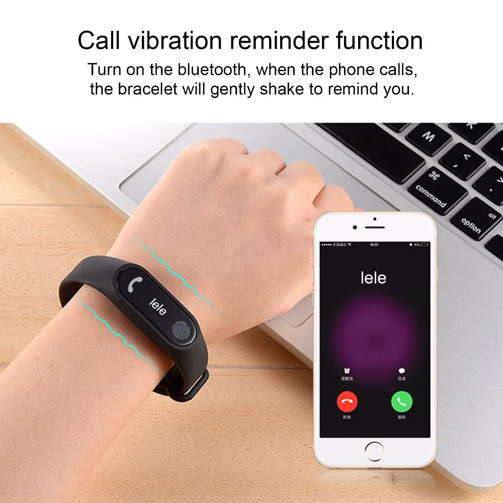 Fitness Bracelet Activity Tracker Heart Rate Sleep Monitor OLED USB Charging Smart Wristbands IOS Android PK K1 miband 2