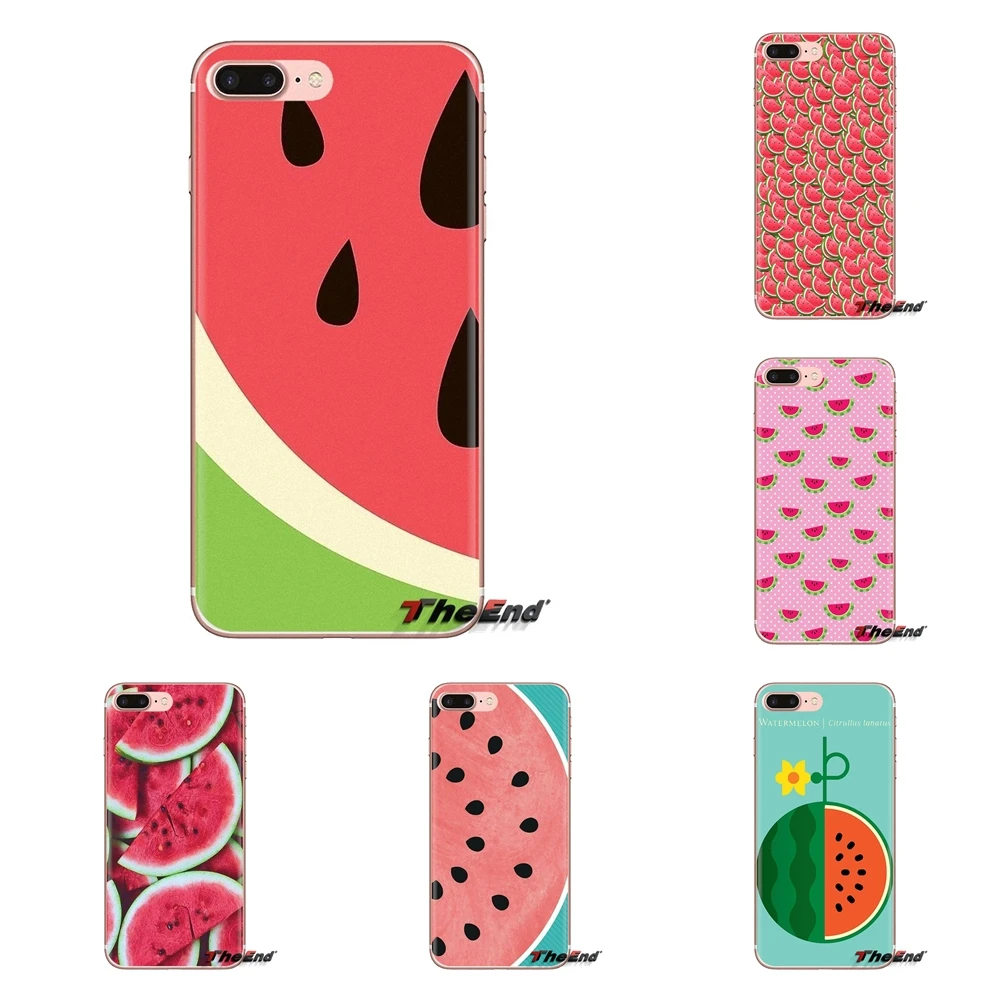 Transparent TPU Shell Cover Cartoon Watermelon Pattern For Samsung Galaxy J1 J2 J3 J4 J5 J6 J7 J8 Plus 2018 Prime 2015 2016 2017 |