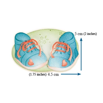 

Baby Kids Shoes Metal Cutting Dies Stencils for DIY Scrapbooking Photo Album Decorative Embossing Paper Cards Crafts Template