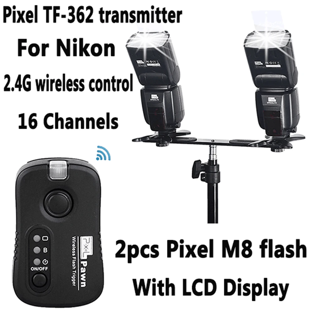 INSEESI IN 560IV IN560IV PLUS & PIXEL M8 ЖК Фонарик Беспроводная вспышка Speedlite TF 362 беспроводной