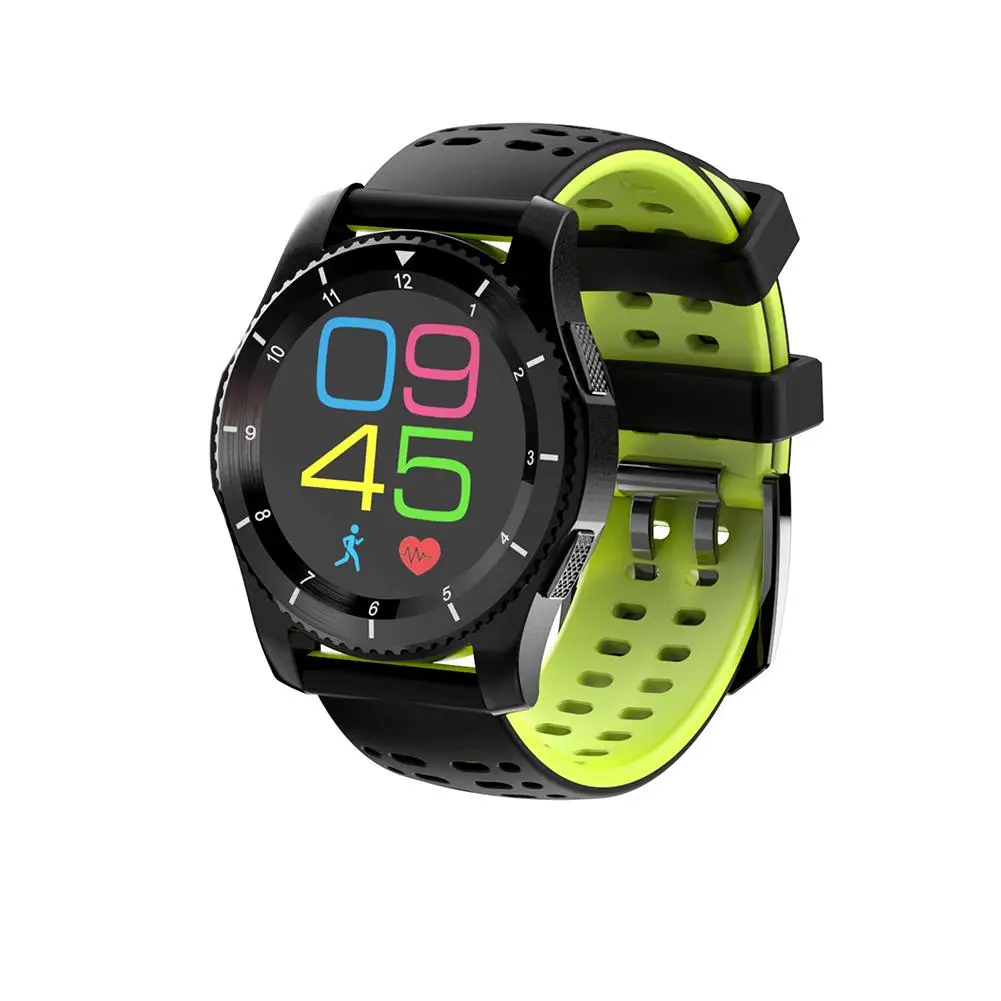 

New Waterproof Heart Rate Monitor Pedometer Bluetooth Smart Watch for Android iOS