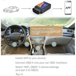 2018 V1.5 elm327 Bluetooth 2,0 адаптер OBD2 Elm 327 Auto диагностический сканер для Android Elm-327 Obd 2 ii автомобиля инструмент диагностики