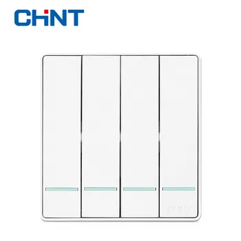 

CHINT Wall Switch Cover Wall Switch Socket NEW2D Four Gang Two Way 16A Lamp Switch