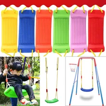 Детская игрушка для детей, домашние качели для сада, сиденье u-типа, Регулируемая Веревка, чистящая щетка 37x17 см, для занятий спортом в помещении