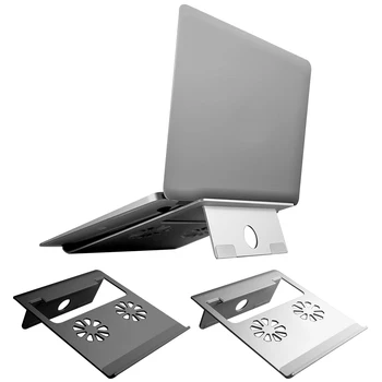 

Besegad Foldable Laptops Stand Holder Aluminum Alloy Tablets Cooling Support Bracket Riser for Apple Macbook Air Pro Laptop