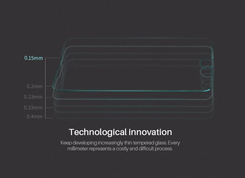 Для iphone 7 стекло протектор экрана 0,15 мм высокопрозрачное Nillkin Супер T+ Pro Закаленное стекло протектор экрана