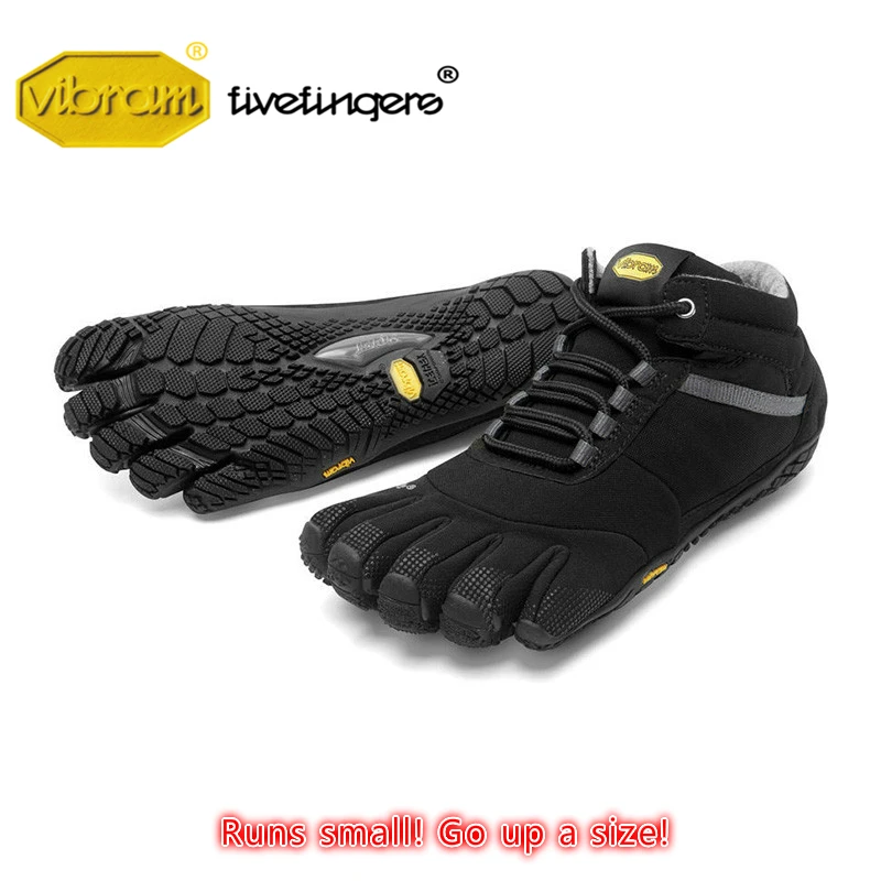 Vibram Fivefingers Trek Ascent изолированные мужские кроссовки для спорта на открытом воздухе зимняя теплая шерстяная тренировочная походная альпинистская обувь - Цвет: 15M5302