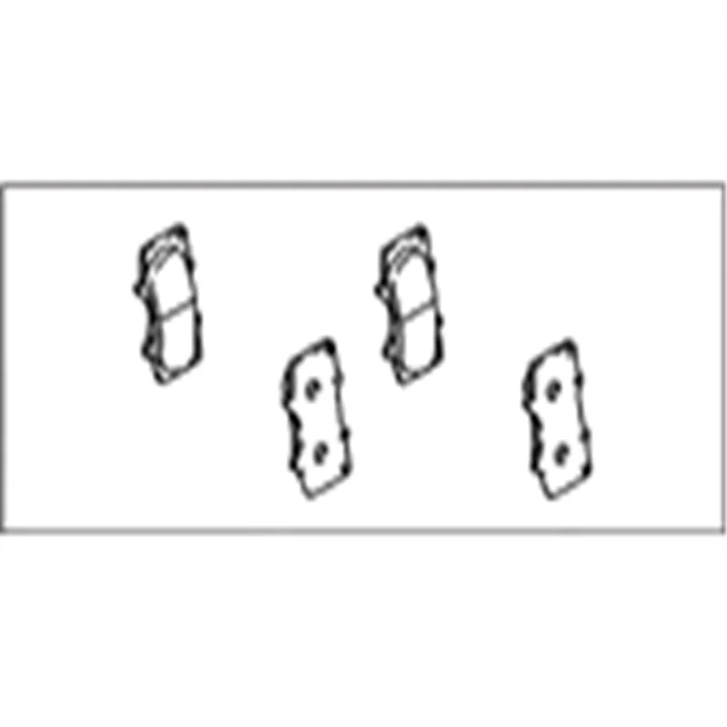 

Front Brake Pads For Toyota 4RUNNER09-13 LAND CRUISER PRADO 09-15 For LEXUS GX400/460 2009-2013 OEM:04465-60320 04465-60270
