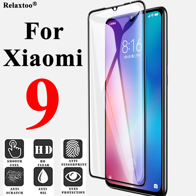 

Full Cover Tempered Glass For Xiaomi mi 9 xiomi xaomi mi9 screen protector my xiaomi9 protective sheet ksiomi xiaomei armor