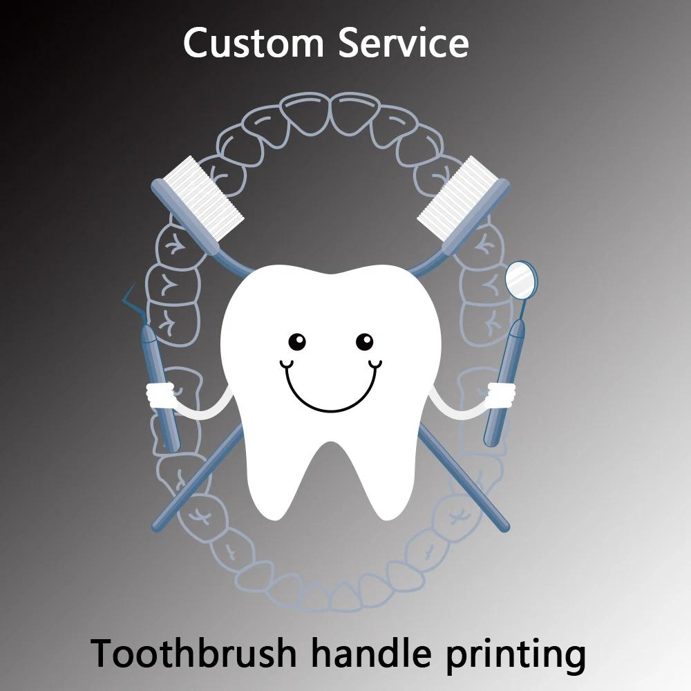 

100 pieces toothbrush with logo blank box