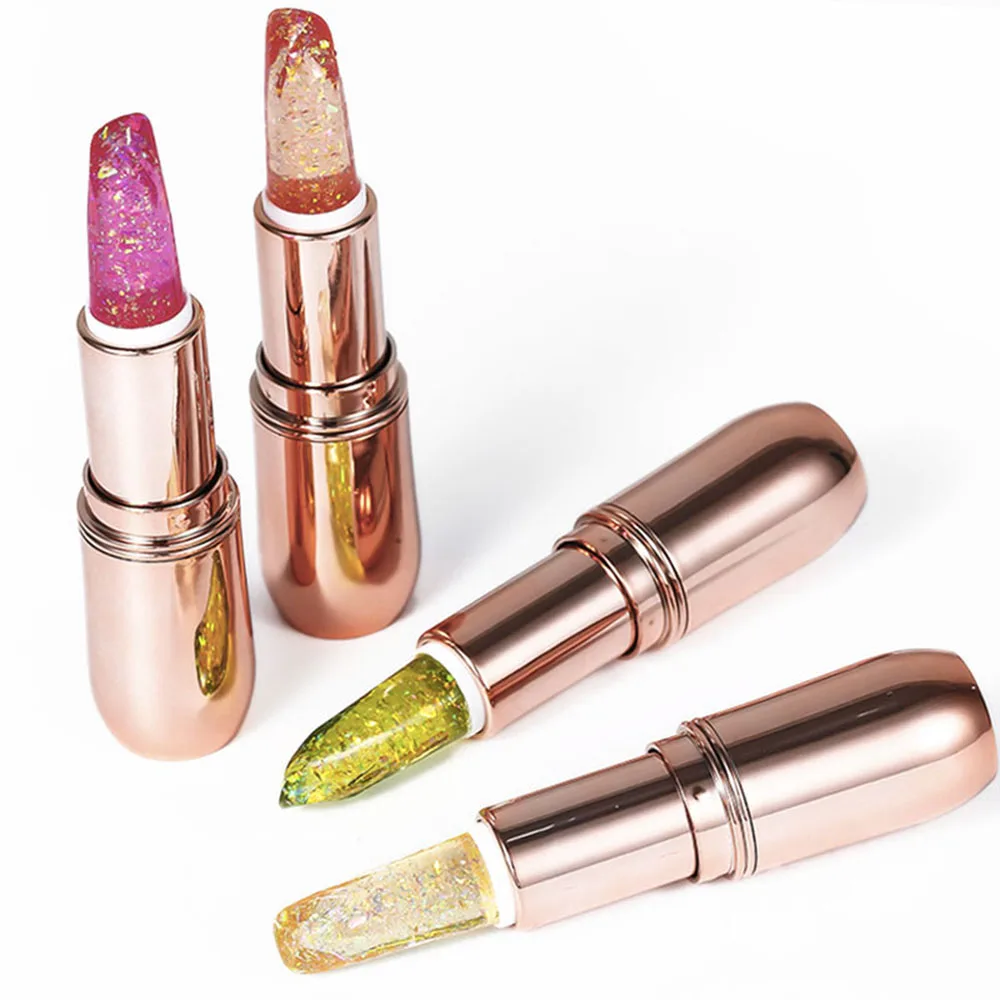 

Moisturizing Lip Aloe Vera Jelly Long Lasting Nutritious Lip Balm Tint Primer Makeup Care Temperature Color Changing Lipstick