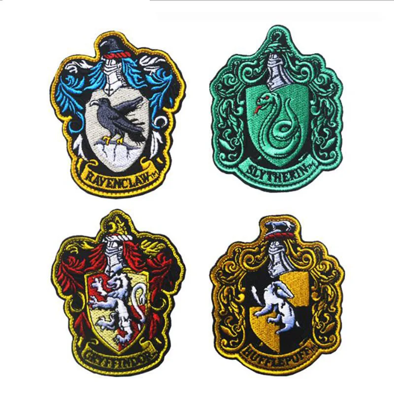 

Harry Potter House of Gryffindor Crest Embroidered Morale Tactical Military Badge Patches Badges With Hook&Loop For Clothing