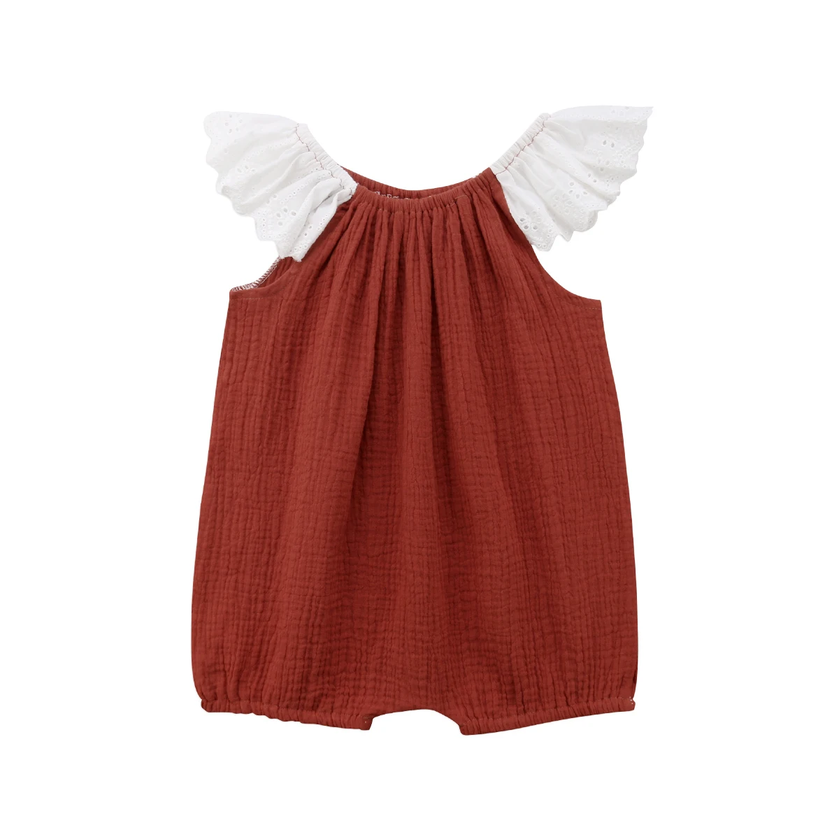 Toddler Baby Girl Kids Bodysuits Red Cotton Blend Baby Girl Kids Flying