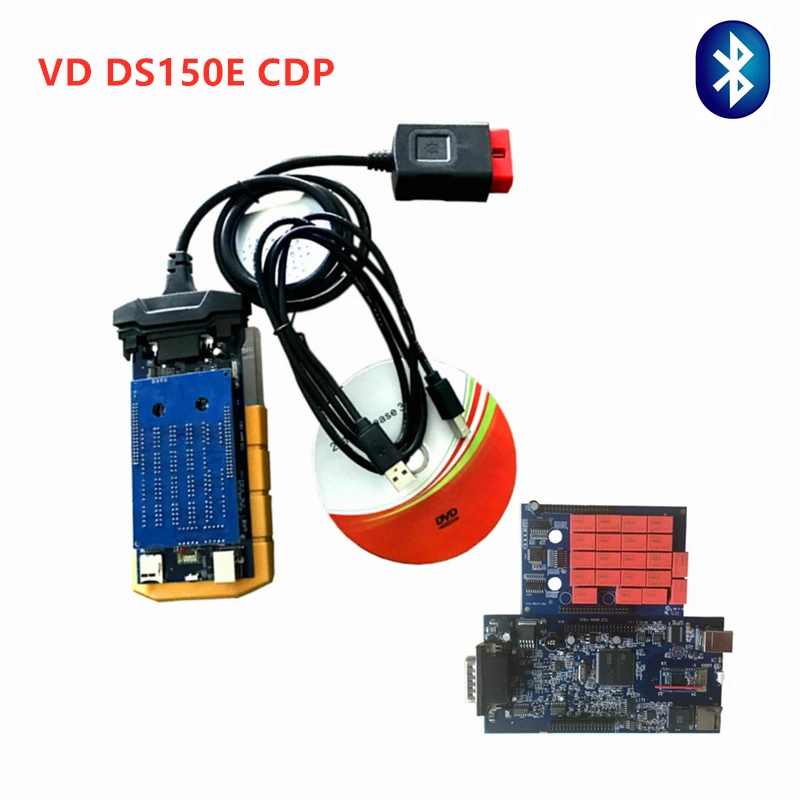 

Super Quality with bluetooth New Vd ds150e cdp for delphis Scanner For Cars and Trucks auto obd obd2 diagnostic tool Free ship