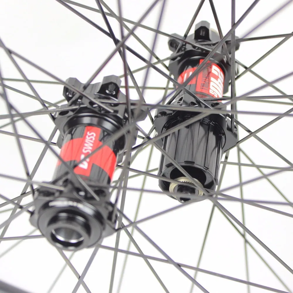 26er XC/AM/Enduro/DH MTB колеса бескамерные диски 24/35/40 мм Ширина для горных велосипедов, T700 углеродного волокна DT240S/350 S концентратор