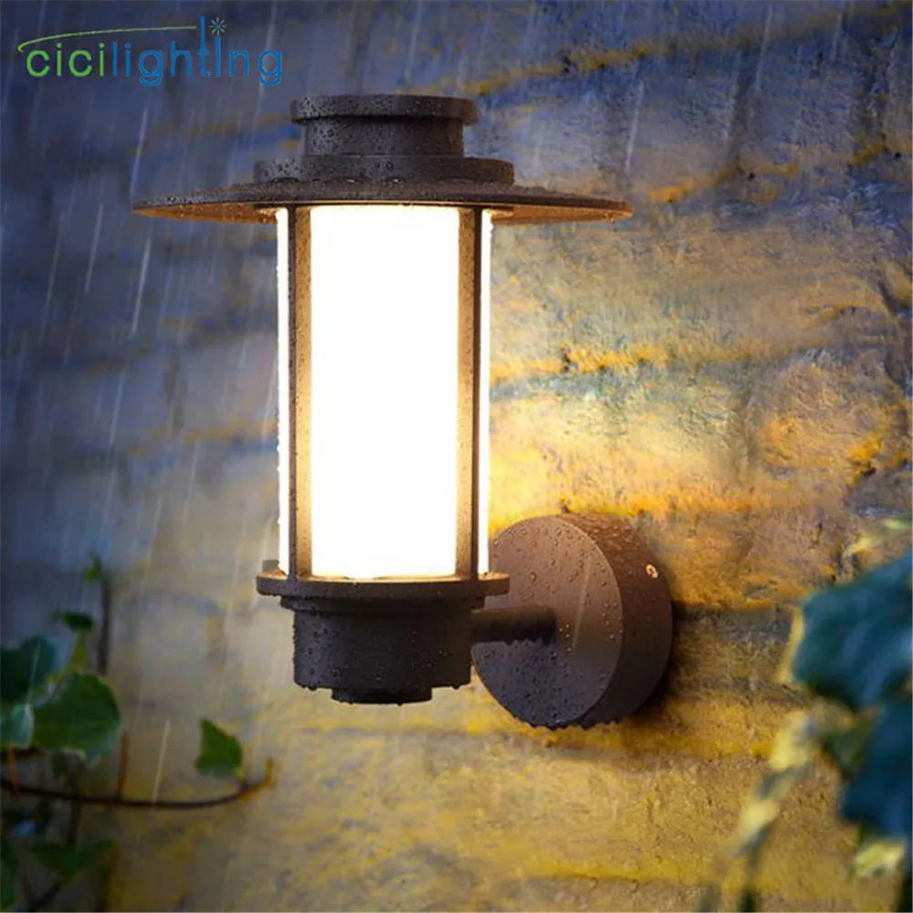 9 Вт Светодиодный светильник для лужайки, светодиодный светильник для улицы, водонепроницаемый светильник для садовой дорожки, ландшафтный светильник, настенный светильник для патио, настенный светильник