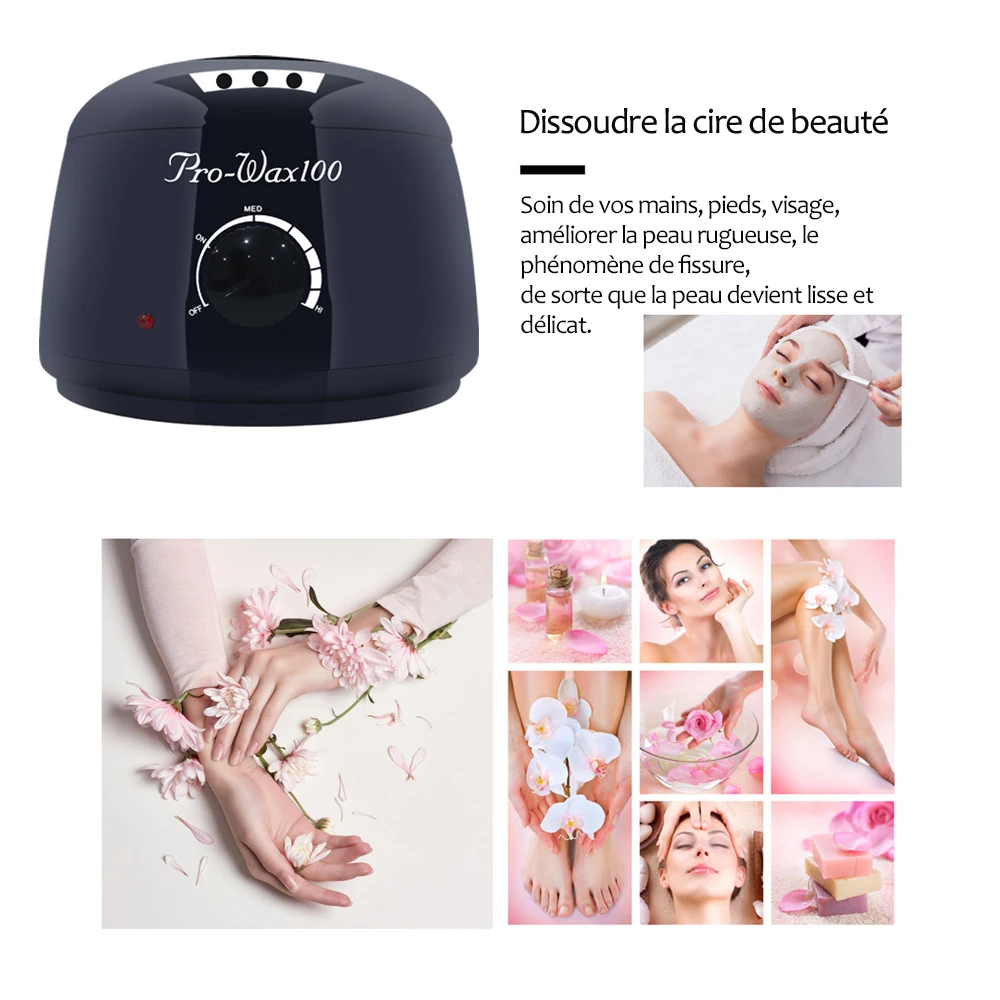 Removal Wax-melt Machine Heater Wax Beans Wood Stickers Hair Removal Sets Waxing Kit calentador cera depilatoria воск