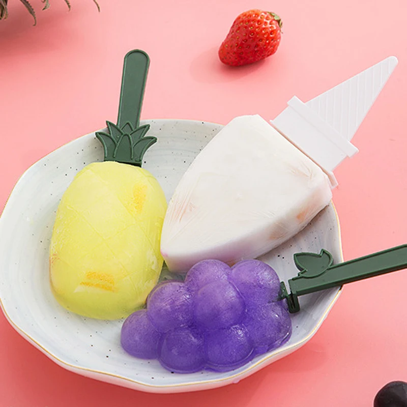 BalleenShiny силиконовые формы для фруктов Popsicle DIY формы для фруктов моделирование холодильник кубики льда дом самодельный замороженный сок-формы для мороженого