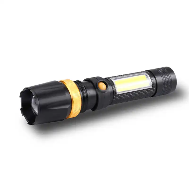 Rotary Zoom XML T6 LED Flashlight USB Rechargeable Torch 3 Modes Light Lamp torch flashlight t6 by 18650 battery #3o8 (3)