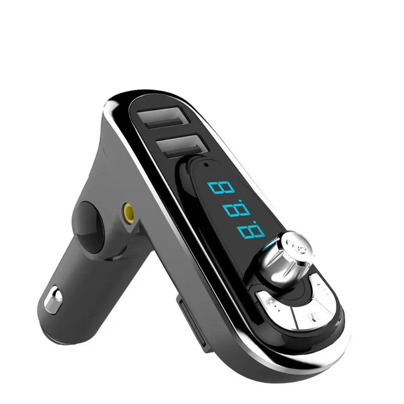 Wireless Bluetooth FM Transmitter Car Kit Hands-free Phone Call Bluetooth 3.0 FM Transmitter MP3 Player Dual USB Charger 40NT15 (6)