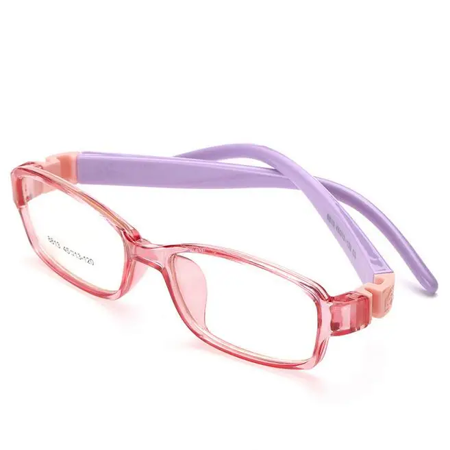 Симпатичные Acetato резиновая рамка для детских очков гибкие очки детские оправы очки TR90 Оптическое стекло 8813 Oculos De Grau