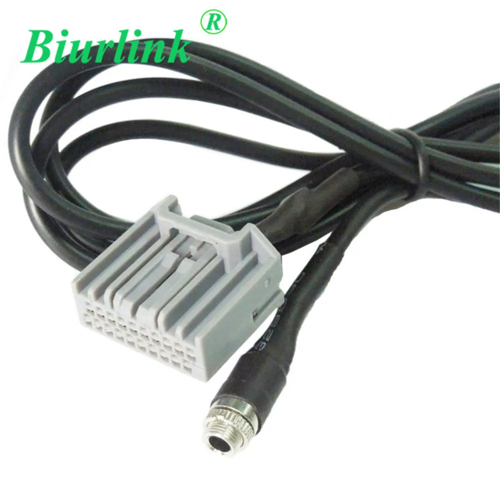 Аудио адаптер Biurlink с разъемом Aux 3 5 мм для Apple iPhone iPod подходит Honda Accord Civic CRV|aux adapter|aux