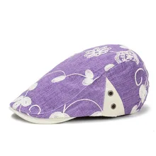 Женская весенне-летняя шляпа с цветочным принтом, Повседневная модная хлопковая шапка с принтом, кепки для девочек, аксессуары для шоу