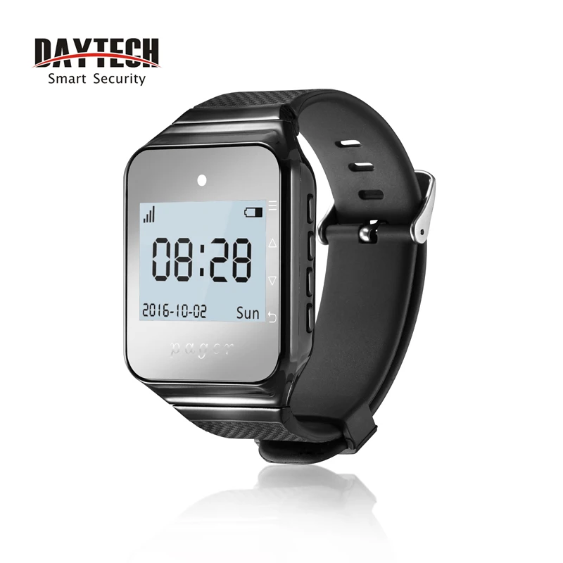 Беспроводная система вызова DAYTECH наручные часы пейджера поддержки коастер