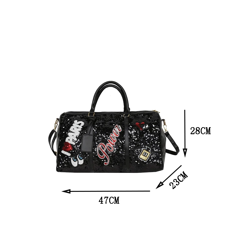 

2019 ladies mobile diagonal bag sequins large capacity fashion lightweight casual handbag