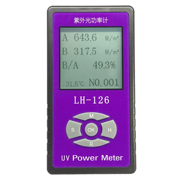 UV power Meter detector Handheld Glass Fabric glasses UV blocking rate