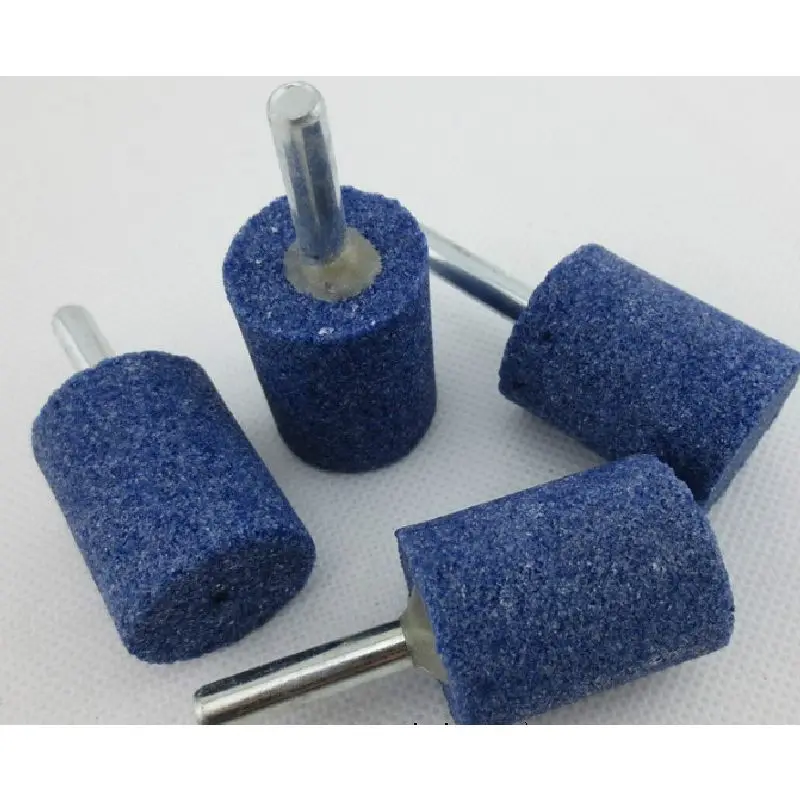 5pcs 25x6mm Blue Corundum Grinding Head Wheelhead Cylinder shaped Hard