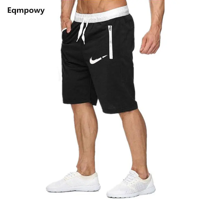 

New Fashion Men Sporting Beaching Shorts Trousers Cotton Bodybuilding Sweatpants Fitness Short Jogger Casual Gyms Men Shorts
