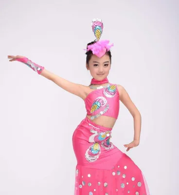girl-peacock-dance-dress (4)