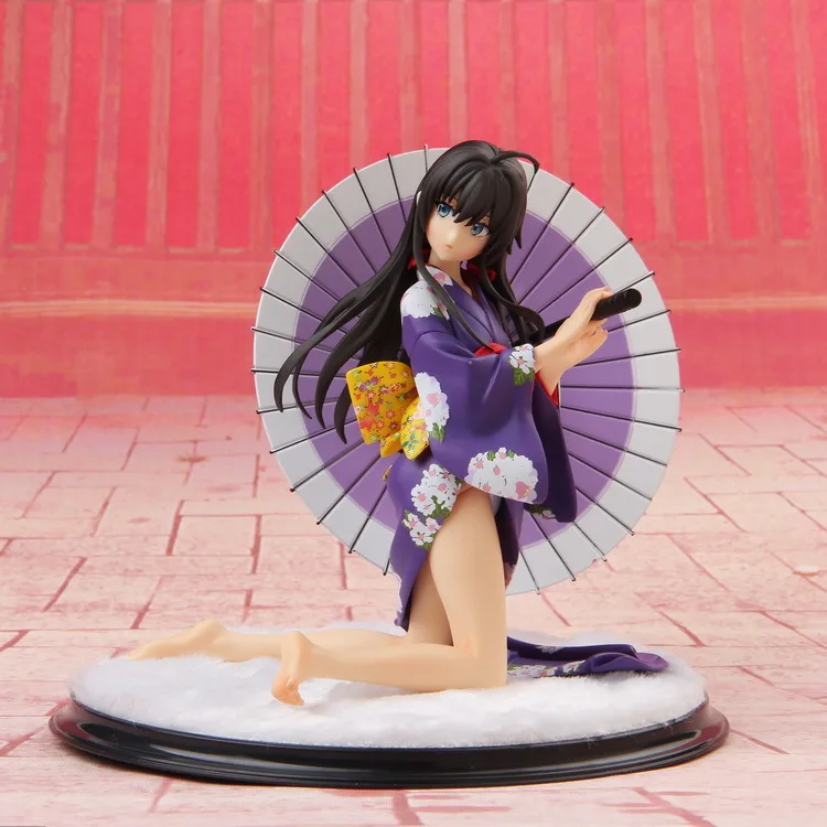 

Anime My Teen Romantic Comedy SNAFU Yukinoshita Yukino Kimono Ver. Model PVC Statue Girls Figure Toys