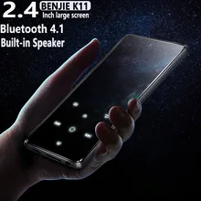 BENJIE K11 IPX4 водонепроницаемый HIFI Mp3 музыкальный плеер 8 Гб без потерь Мини Портативный Аудио плееры FM радио Электронная книга диктофон