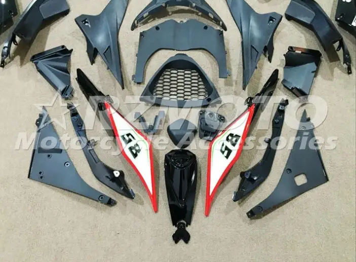 Новый ABS мотоцикл обтекатель для Aprilia RSV4 2010 2011 2012 2013 2014 впрыска кузова белый