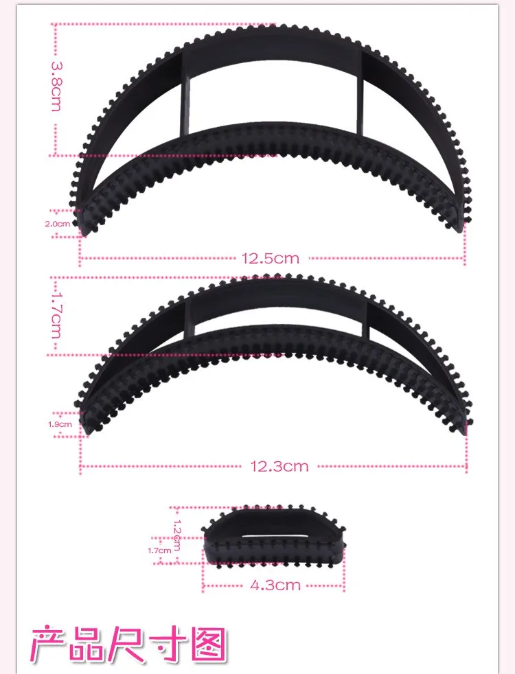 5 в одном База Bump Стайлинг Вставить инструмент объем пушистый принцесса Стилизация наращенных волос гребень Pad волос слоеного теста
