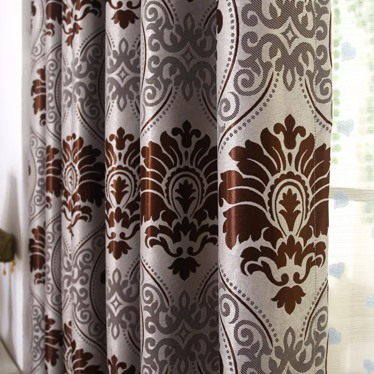

Cheap Price Jacquard European Luxury Curtains for Living Room
