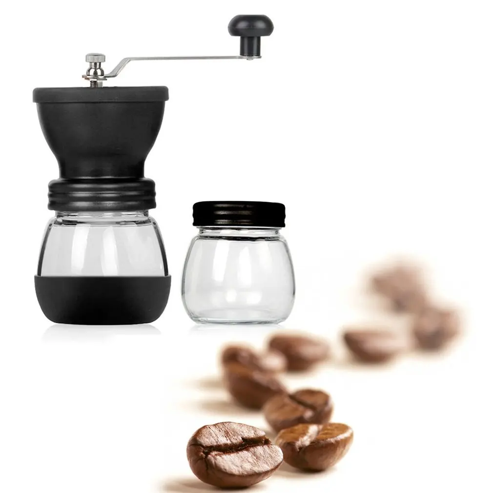 Home Use Durable Manuelle Kaffee Gewürzmühle Maker Edelstahl Klinge Kaffee Bohnen Grinder Maschine Home Use Durable Manuelle Kaffee Gewürzmühle Maker Edelstahl Klinge Kaffee Bohnen Grinder Maschine