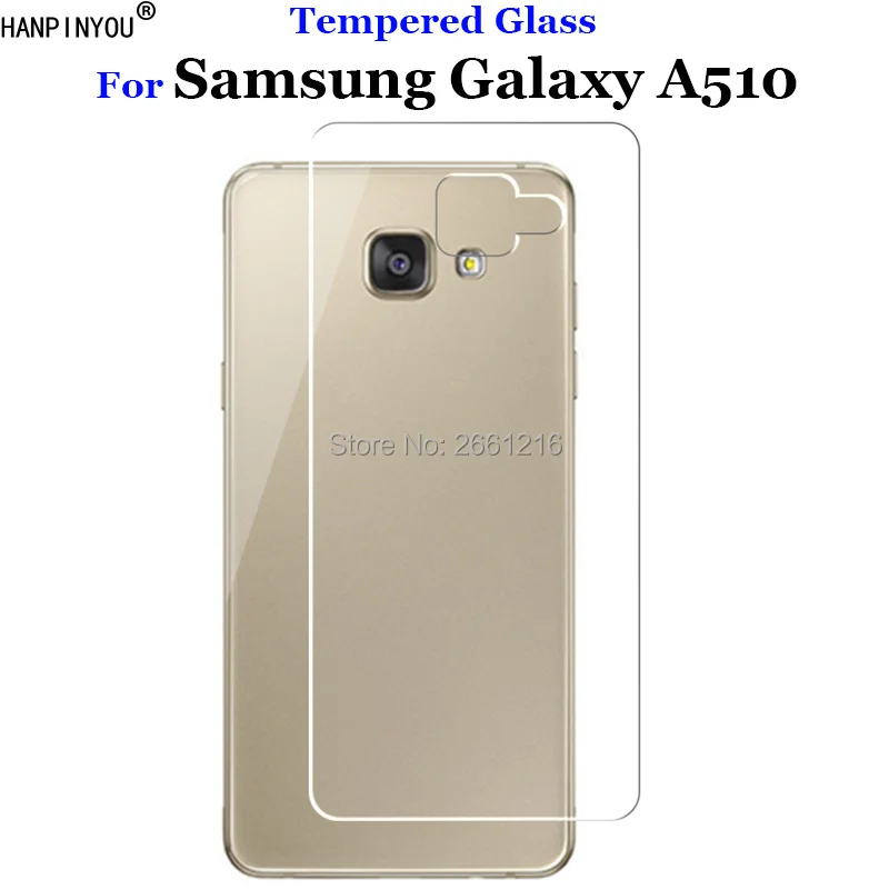 

For Samsung A5 2016 Back Rear Tempered Glass 9H 2.5D Premium Screen Protector Film For Samsung Galaxy A5 (2016) A5100 A510 5.2"