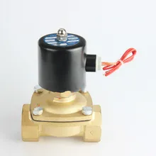 DN40 DN50 нормально открытый N/O латунь Электрический электромагнитный клапан AC220V/DC24V/AC110V/AC380V пневматический клапан для воды масло газа