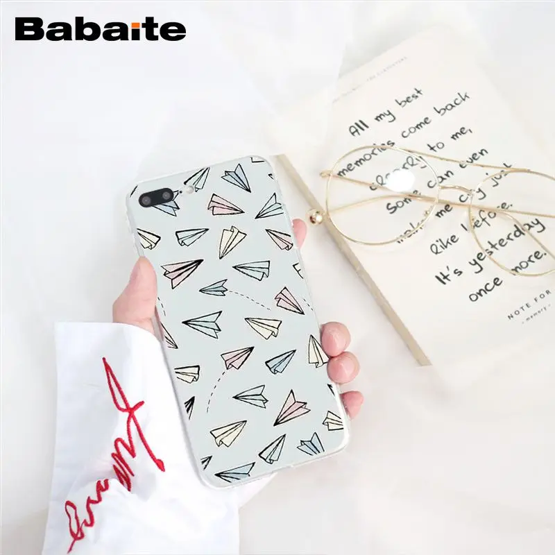 Путешествия мир Бумага самолет на заказ фото мягкий чехол для iPhone 8 7 6 s плюс X XS MAX 5 5S SE XR 10 Крышка