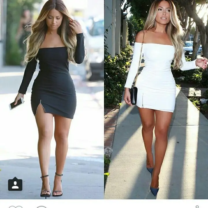 Designer bodycon mini dress Clearance