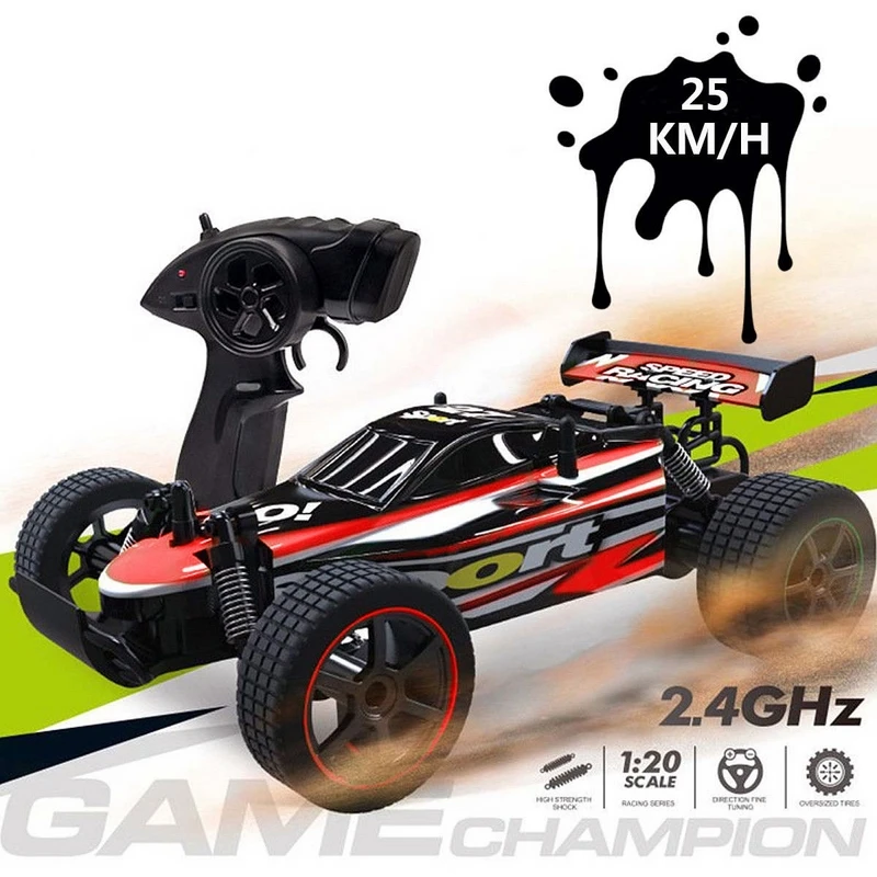 

1:20 25km/h RC Car Remote Control Car 2.4G High Speed 80M Distance Radio Controlled Machine Car Remote Control Toy Cars