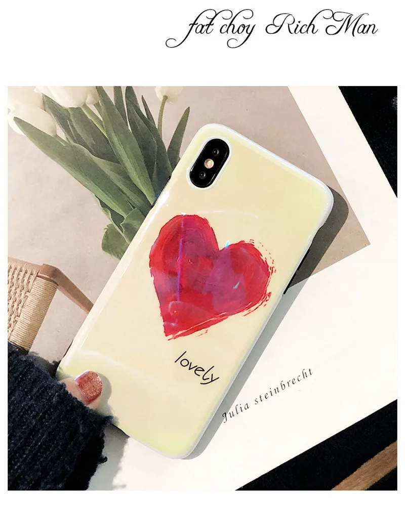 Soft-TPU-Phone-Case-for-iPhone-7-8-6-6s-Plus-Graffiti-simple--love-heartr-lovers-for-iPhone-X-Blue-light-Case-Cover-Conque (14)