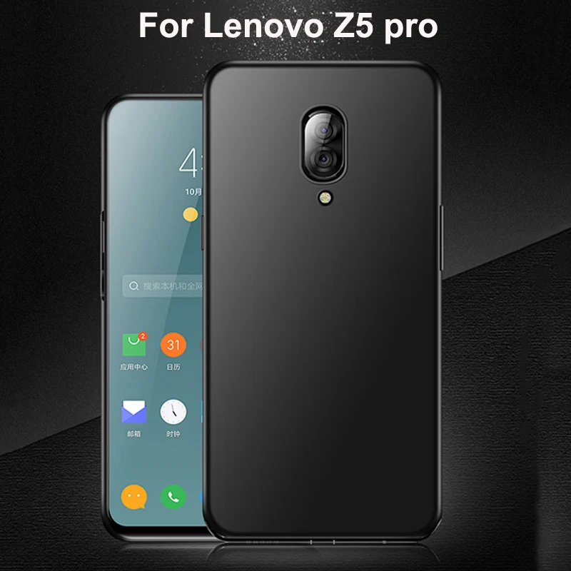 Для lenovo Z5 pro Z5pro HD экран защитная пленка из закаленного стекла+ 1 шт. чехол Мягкая задняя крышка для lenovo Z 5 Z5 pro L78031 оболочка