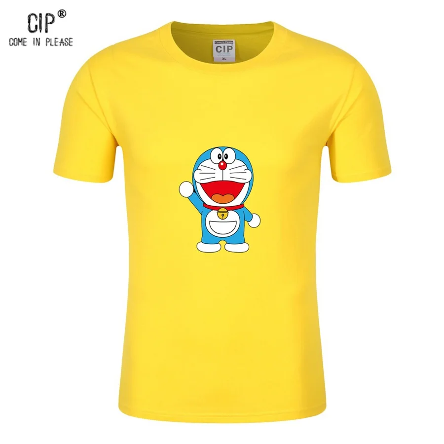 Online Shop Lucu Doraemon T Shirt Anak Anak Kartun Musim Panas